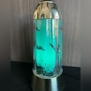 Vintage Rabbit Tanaka Rotating Dolphin Aquarium Motion Lamp